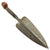 Original Indian Wars U.S. Springfield Trapdoor Model 1873 Trowel Bayonet With Wood Handle Insert Original Items