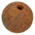 Original U.S. Civil War Federal INERT 12 Pdr Cannonball For Use With a Bormann Timed Fuse - Ground Dug at Campbell’s Station Original Items