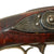 Original British Silver Mounted Officer's Flintlock Pistol with Brass Barrel, Tiger Flame Stock, and EIC Lock Dated 1813 Original Items
