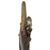 Original British Silver Mounted Officer's Flintlock Pistol with Brass Barrel, Tiger Flame Stock, and EIC Lock Dated 1813 Original Items
