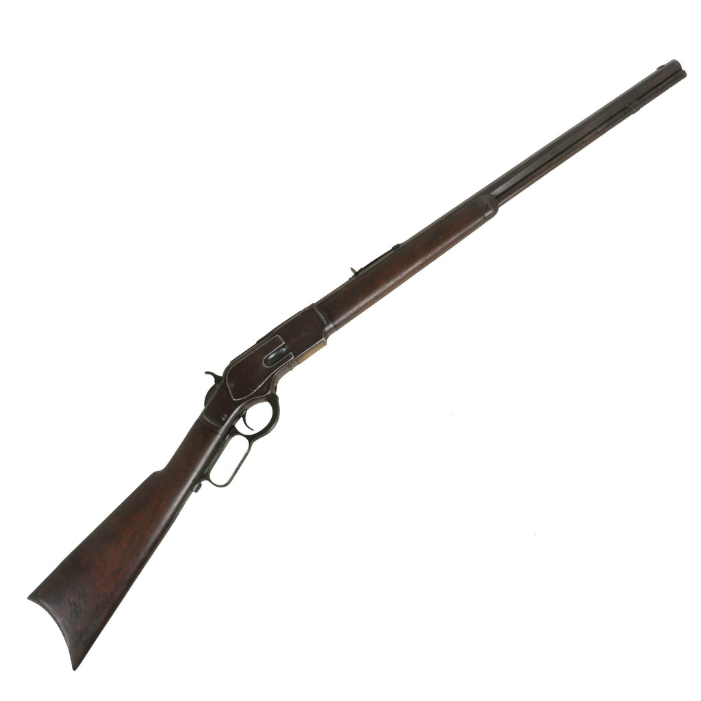 Original U.S. Winchester Model 1873 .32-20 Repeating Rifle with Octagonal Barrel made in 1891 - Serial 364523B Original Items