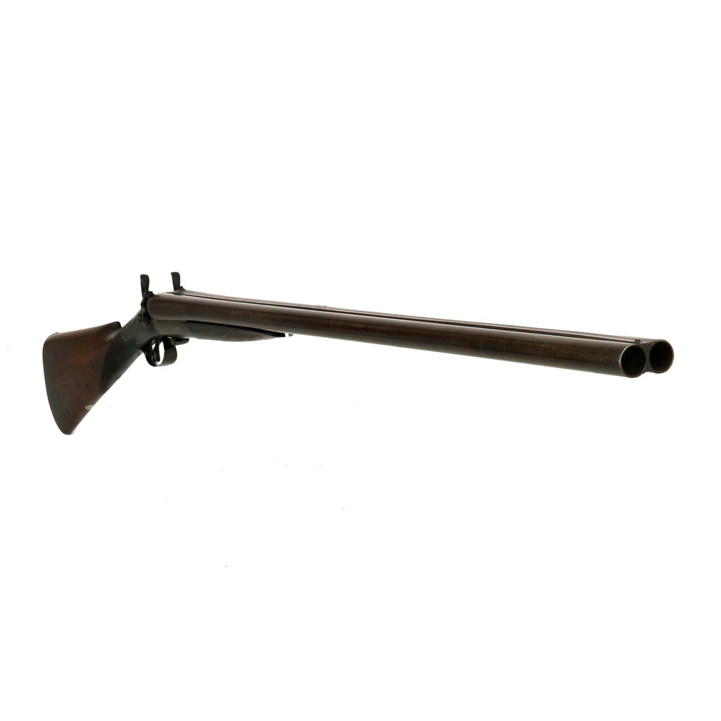 Original British 11 Gauge Double Barrel Side Lever Hammer Shotgun by William Moore & Co. of London - circa 1870 Original Items