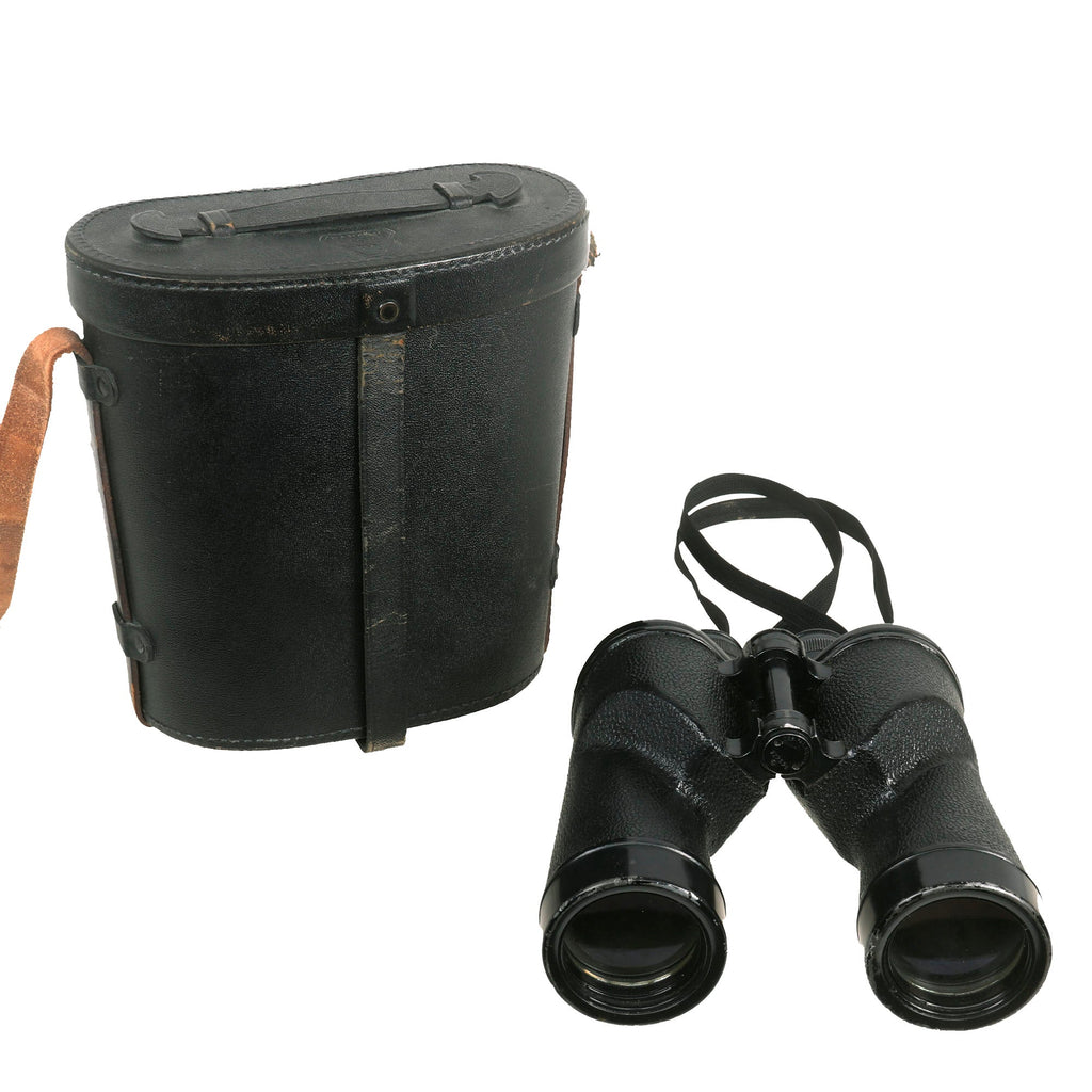 Original U.S. WWII 7x50 M7 Binoculars by Bausch & Lomb with Case Original Items
