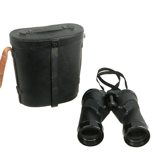 Original U.S. WWII 7x50 M7 Binoculars by Bausch & Lomb with Case Original Items