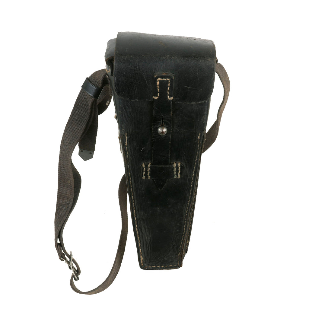 Original German WWII Schießbecher Grenade Launcher Leather Case by Friedrich Offermann & Söhne Original Items