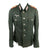 Original German WWII Named Heer Artillery School Leutnant Officer's M36 Field Uniform Tunic - dated 1937 Original Items