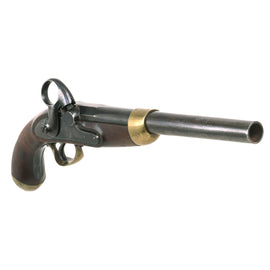 Original Dutch Model 1848 Ring Hammer Percussion Pistol made in Belgium marked "BLACKSTONE" - Liège Marked