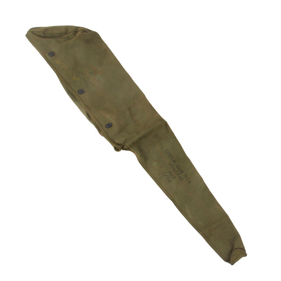 Original U.S. Korean War Era 1919A4 Browning M13 .30cal Canvas Gun Cover - Dated 1954 Original Items