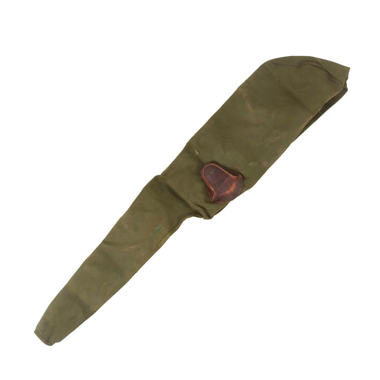 Original U.S. Korean War Era 1919A4 Browning M13 .30cal Canvas Gun Cover - Dated 1954 Original Items