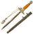 Original WWII German Miniature "Salesman's Sample" 2nd Model Luftwaffe Dagger by SMF with Scabbard & Portepee Original Items