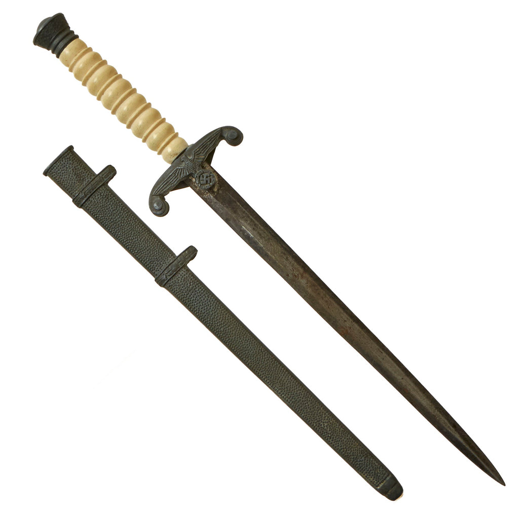 Original German WWII Miniature Salesman's Sample Army Heer Officer Dagger with Scabbard Original Items