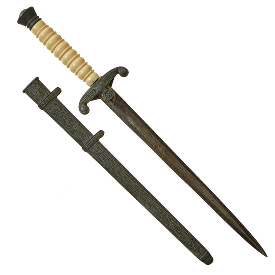 Original German WWII Miniature Salesman's Sample Army Heer Officer Dagger with Scabbard Original Items