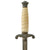 Original German WWII Miniature Salesman's Sample Army Heer Officer Dagger with Nickel Plated Blade & Scabbard Original Items