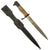 Original German WWII Era Miniature Heer Stag Handle 98k Dress Bayonet Knife with Scabbard and Frog Original Items