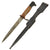 Original German WWII Era Miniature Heer Stag Handle 98k Dress Bayonet Knife with Scabbard and Frog Original Items