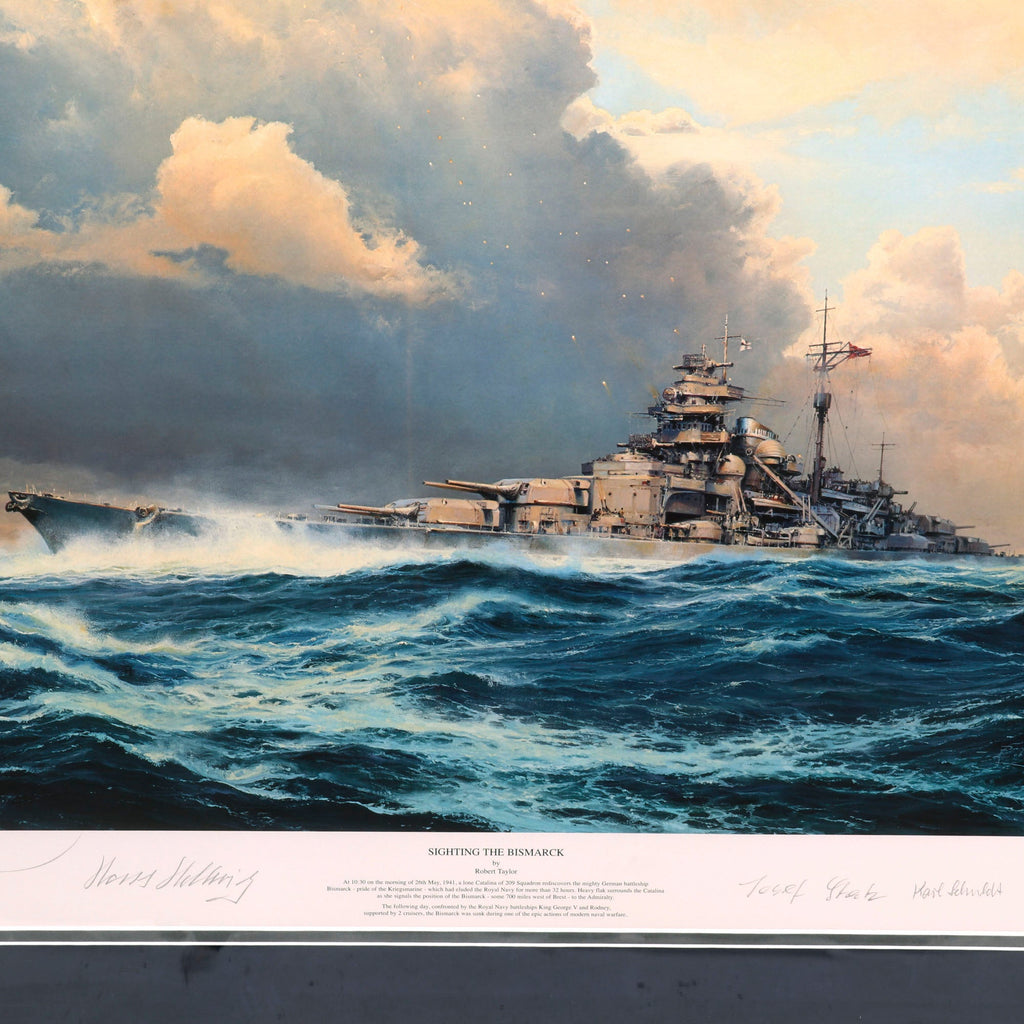 Original Artwork Print: “Sighting the Bismarck” P…