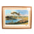 Original Artwork Print: “The Bridge at Remagen” Painting of German Jet Aircraft over Ludendorff Bridge; Signed by Artist and 4 Pilots - 36 ¼" x 27", in Museum Grade Frame Original Items