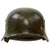 Original German WWII Army Heer M35 Former Double Decal Helmet with 56cm Liner & Chinstrap - Stamped ET64 Original Items
