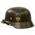 Original German WWII Army Heer M35 Former Double Decal Helmet with 56cm Liner & Chinstrap - Stamped ET64 Original Items