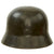 Original German WWII Army Heer M35 Former Double Decal Helmet with 56cm Liner & Chinstrap - Stamped ET64 Original Items
