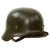 Original German WWII Army Heer M35 Former Double Decal Helmet with 56cm Liner & Chinstrap - Stamped ET64 Original Items