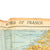Original U.S. WWII Airborne "Zones of France" D-Day Silk Map - Dated March 1944 - WEA Western European Area - 22 ½” x 24” Original Items