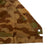 Original German WWII Zeltbahn Tent Quarter & Poncho in Splinter Pattern Reversible Camouflage with (2) Carry Straps - Not Marked Original Items