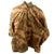 Original German WWII Zeltbahn Tent Quarter & Poncho in Splinter Pattern Reversible Camouflage with (2) Carry Straps - Not Marked Original Items