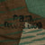 Original German WWII Zeltbahn Tent Quarter & Poncho in Splinter Camouflage with RBNr. Markings & (2) Carry Straps Original Items