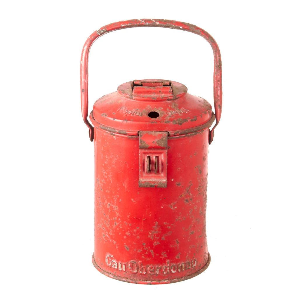 Original German WWII WHW Gau Oberdonau Donation Can by Westermann & Co Neheim-Ruhr Original Items