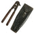 Original German Pre - WWII 1936 Dated Short Handled Pioneer Wire Cutters by Gebrüder Heller with 1939 Dated Leather Case by Schambach & Co. Original Items