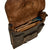 Original German WWII M35 Black Leather Dispatch Map Case with Antitank Unit Marked Plastic Insert Original Items