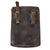 Original German WWII M35 Black Leather Dispatch Map Case with Antitank Unit Marked Plastic Insert Original Items