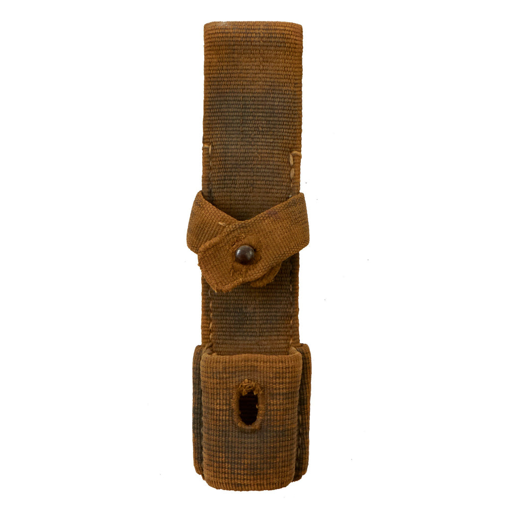 Original German WWII Rare Tropical Afrikakorps DAK Canvas Web Bayonet Frog Original Items