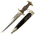 Original German Early WWII NSKK Dagger by Rare Maker Heinrich Leupold LEUCO of Gefrees with Scabbard Original Items