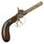Original Victorian Era German Double Barreled Percussion Pistol Serial 14 - Circa 1860 Original Items