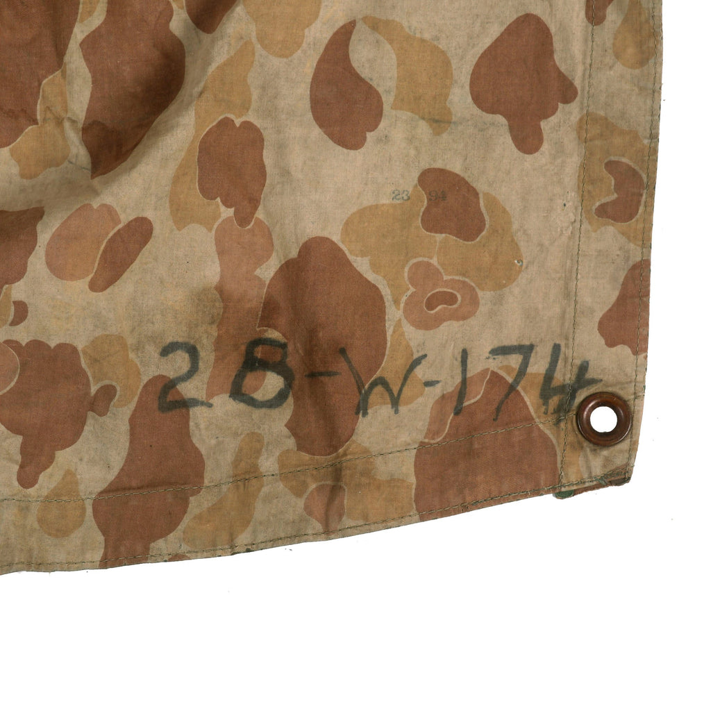 Original U.S. WWII USMC “M-1942 Reversible Spot Pattern” Camouflage Ra ...