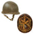 Original U.S. WWII Korean War Named M1 Paratrooper Helmet with Westinghouse Liner Original Items