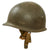 Original U.S. WWII Korean War Named M1 Paratrooper Helmet with Westinghouse Liner Original Items