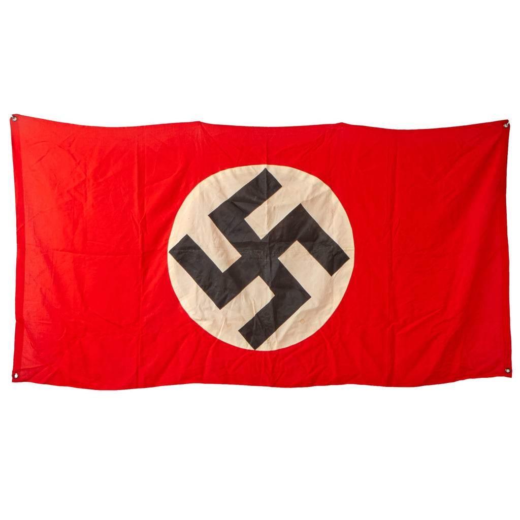 Original German WWII Cotton & Rayon Multi-piece Panzer Tank & Vehicle Identification Flag - 39" x 73" Original Items