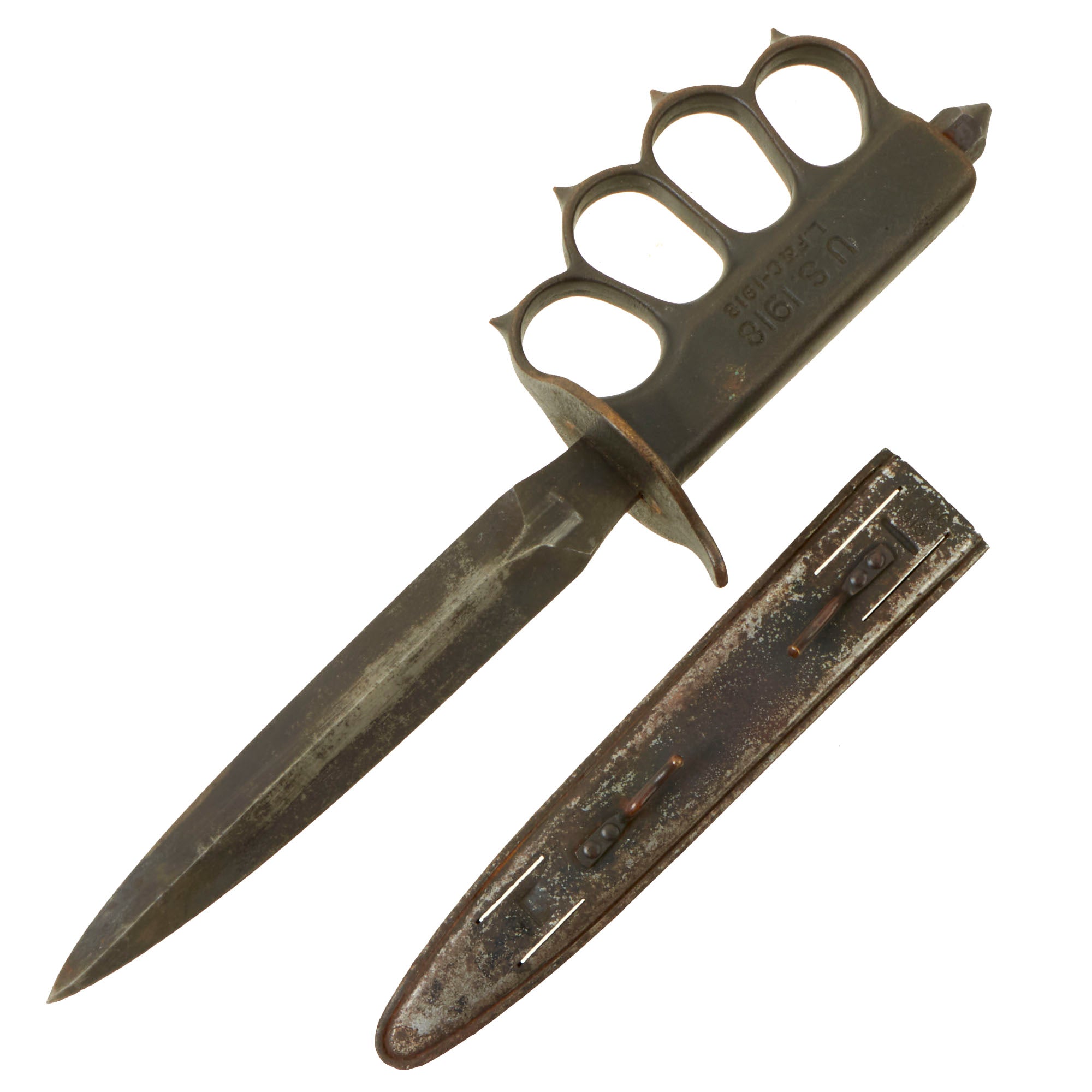 Original U.S. WWI Model 1918 Mark I Trench Knife by L. F. & C
