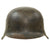 Original German WWII Luftwaffe M42 Single Decal Helmet with 1940 Dated 56cm Liner - ET64 Original Items