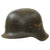 Original German WWII Luftwaffe M42 Single Decal Helmet with 1940 Dated 56cm Liner - ET64 Original Items