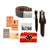 Original German WWII HJ & Handmade Knife Identified Grouping with Photos - Armband & Belt with Buckle Original Items