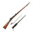 Original U.S. Springfield Trapdoor Model 1873 Rifle made in 1879 with Standard Ramrod, Bayonet and Modified Scabbard - Serial 115220 Original Items