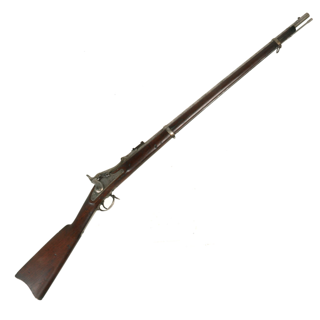 Original U.S. Civil War Springfield M-1863 Rifle Converted to M-1868 Trapdoor Rifle using ALLIN System in 1870 - Serial 38390 Original Items