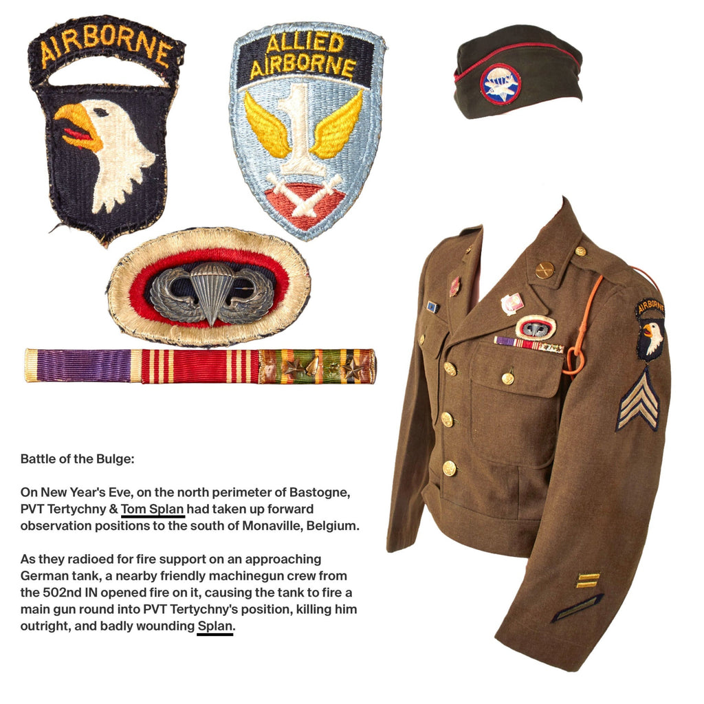 Original U.S. WWII 101st Airborne Division Attributed 377th PFAB