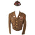 Original U.S. WWII 101st Airborne Division Attributed 377th PFAB Ike Jacket Uniform with Great DI and Garrison Cap - Sergeant Tom Splan Original Items