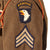 Original U.S. WWII 101st Airborne Division Attributed 377th PFAB Ike Jacket Uniform with Great DI and Garrison Cap - Sergeant Tom Splan Original Items