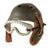 Original U.S. WWII M38 Tanker Helmet by Wilson Athletic Goods with Polaroid Goggles & Period Part Name Tag Original Items